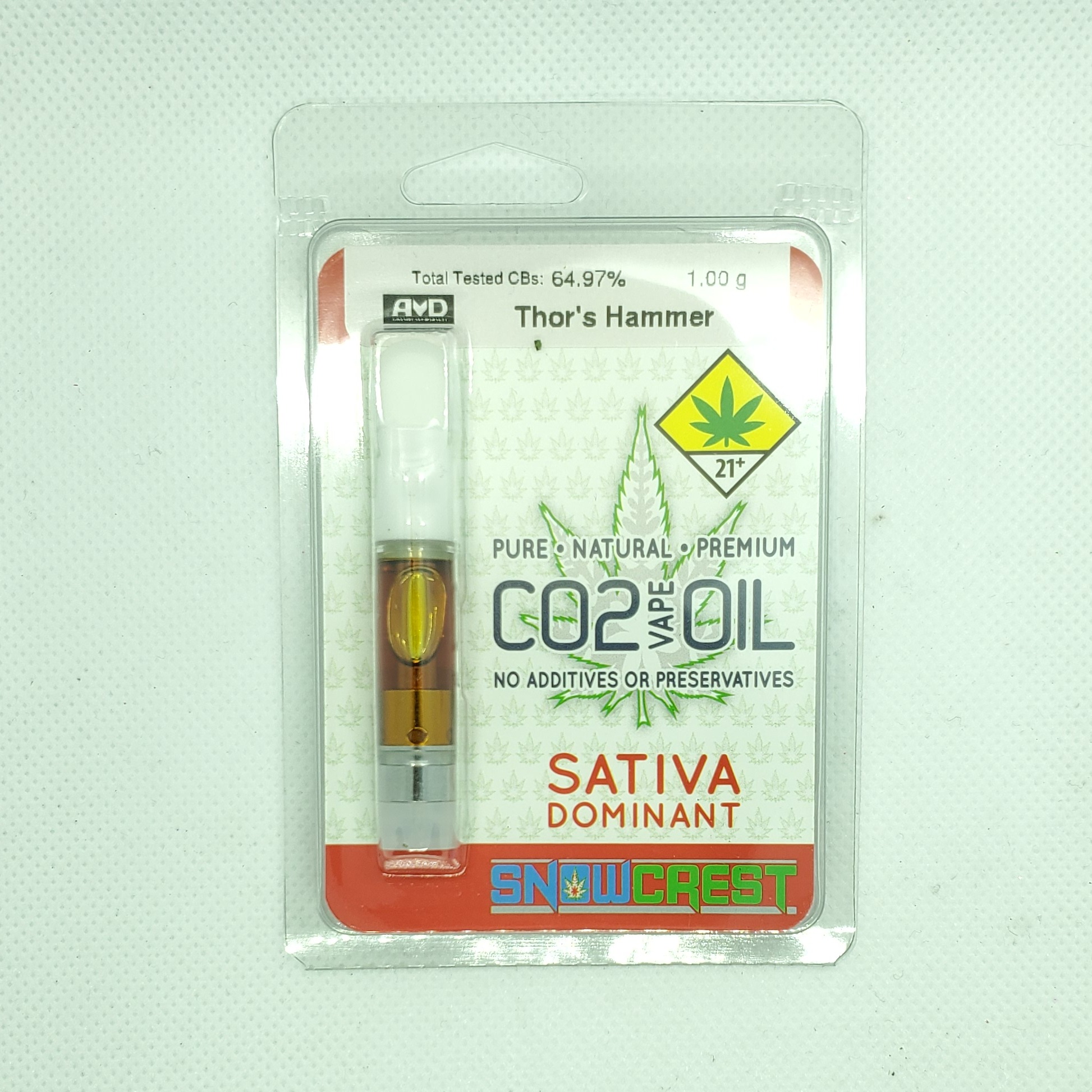 Snowcrest Thor's Hammer Cartridge 1g Leafly